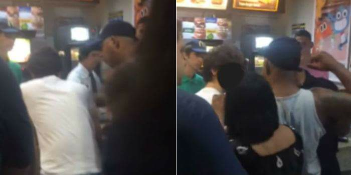 Imagens de câmeras do fast food contrariam versão do acusado de bater em adolescente