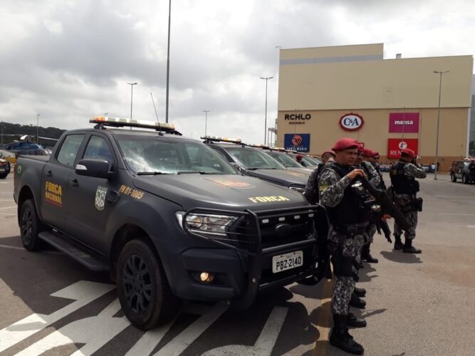 Equipes da Força Nacional encerram trabalho em Paulista, no Grande Recife