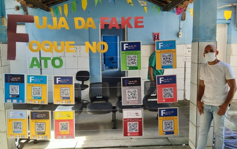 Professor cria projeto contra 'fake news' e incentiva vacinação contra Covid-19 em Paulista