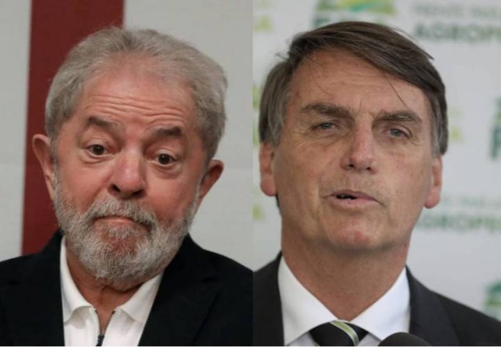 Lula e Bolsonaro empatam em potencial de voto