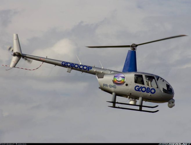 Helicóptero da TV Globo Nordeste cai no mar e deixa dois mortos